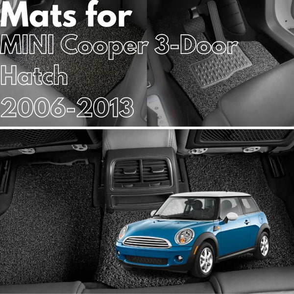 for MINI Cooper 3-Door Hatch (R56)2006-2013, Premium Car Floor Mats