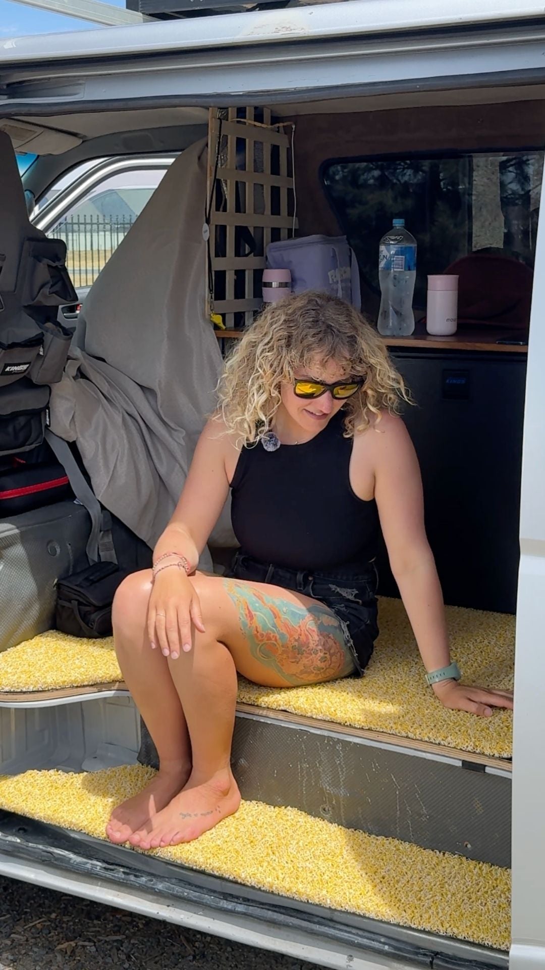 Beach car mat solution