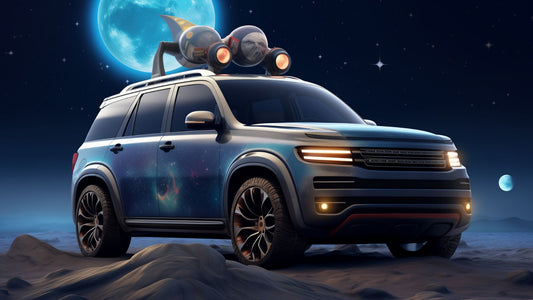 Car-Themed Art Canvases [THEME01 - Eclipse Dreamscape Galaxy]