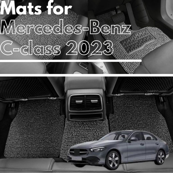 for Mercedes-Benz C-class Sedan (W205)2014-2021, Premium Car Floor Mats
