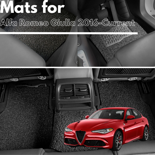 for Alfa Romeo Giulia (952)2016-Current, Premium Car Floor Mats