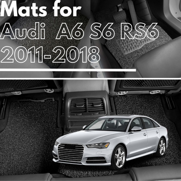 for Audi A6 S6 RS6 (C7)2011-2018, Premium Car Floor Mats
