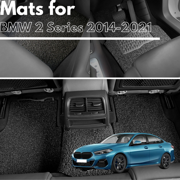for BMW 2 Series Coupe/Convertible (F22 F23)2014-2021, Premium Car Floor Mats