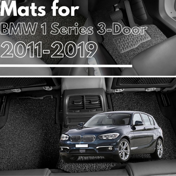 for BMW 1 Series 3-Door Hatch (F21)2011-2019, Premium Car Floor Mats