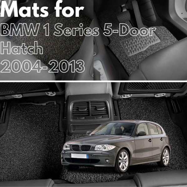 for BMW 1 Series 5-Door Hatch (E87)2004-2013, Premium Car Floor Mats
