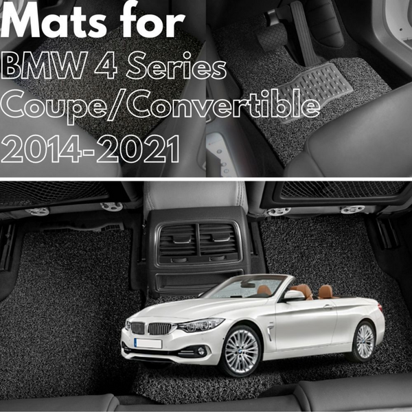 for BMW 4 Series Coupe/Convertible (F32 F33)2014-2021, Premium Car Floor Mats