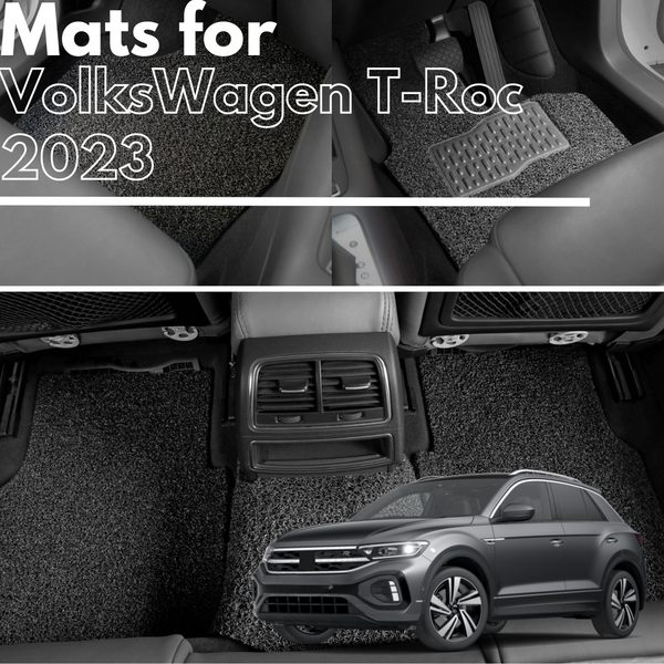 for VolksWagen T-Roc 2017-Current, Premium Car Floor Mats