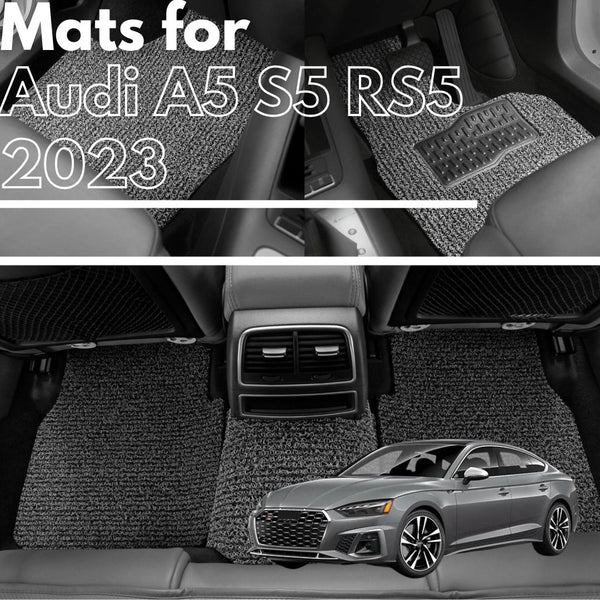 for Audi A5 S5 RS5 2017-Current, Premium Car Floor Mats