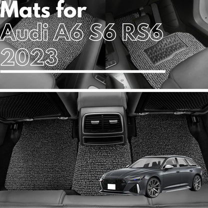 for Audi A6 S6 RS6 (C8/4K)2018-Current, Premium Car Floor Mats