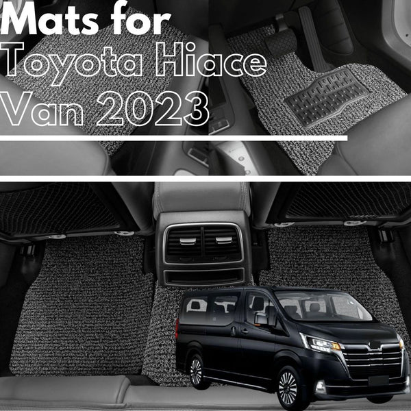 for Toyota Hiace Van (LWB)2019-Current, Premium Car Floor Mats