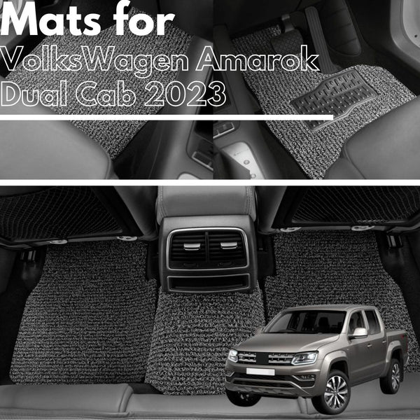 for VolksWagen Amarok Dual Cab 2010-2022, Premium Car Floor Mats
