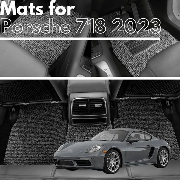 for Porsche 718 Boxster Cayman(982)2016-Current, Premium Car Floor Mats