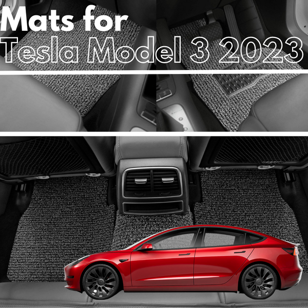 for Tesla Model 3 2017-2023, Premium Car Floor Mats