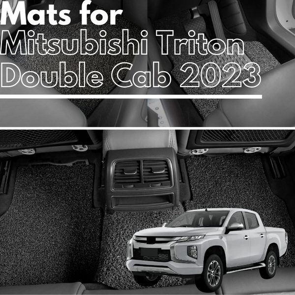 for Mitsubishi Triton Double Cab (MK)1996-2006, Premium Car Floor Mats