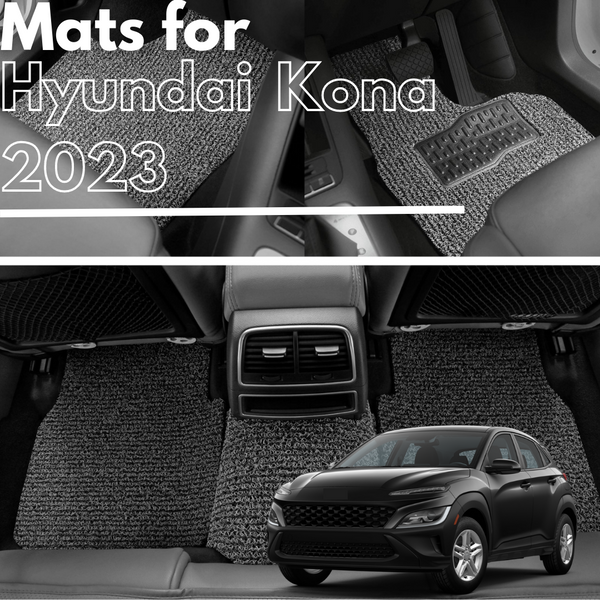 for Hyundai Kona (OS) 2017-2022, Premium Car Floor Mats