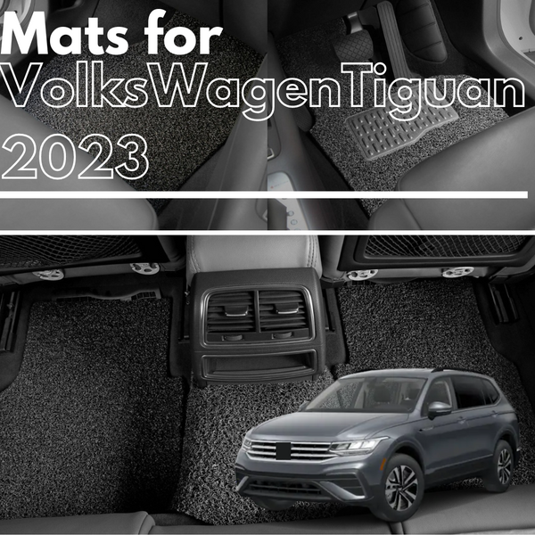 for VolksWagen Tiguan Allspace 2016-2023, Premium Car Floor Mats