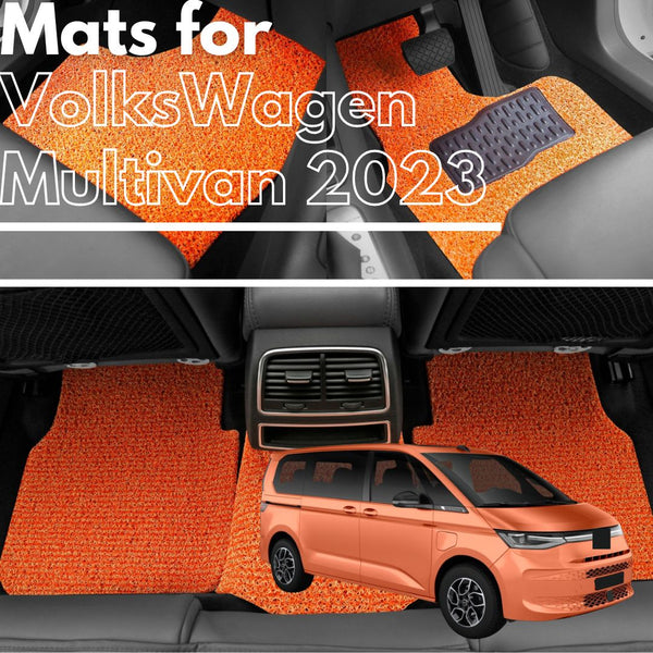 for VolksWagen Multivan 2016-Current, Premium Car Floor Mats
