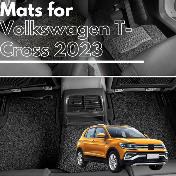 for VolksWagen T-Cross 2020-Current, Premium Car Floor Mats