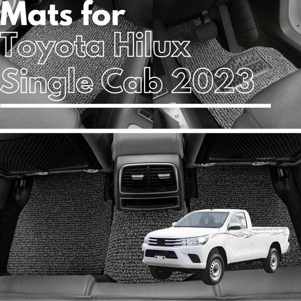 for Toyota Hilux Single Cab 2015-Current, Premium Car Floor Mats