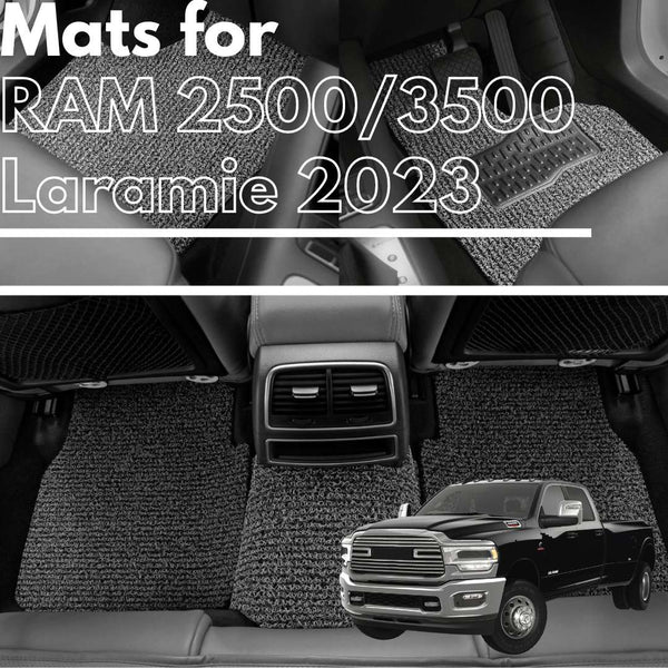 for RAM 2500/3500 Laramie 2021-Current, Premium Car Floor Mats