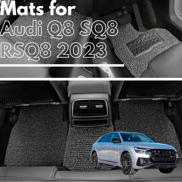 for Audi Q8 SQ8 RSQ8 2018-Current, Premium Car Floor Mats