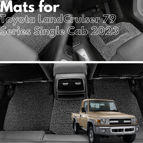 for Toyota LandCruiser 79 Series Single Cab 2012-Current, Premium Car Floor Mats