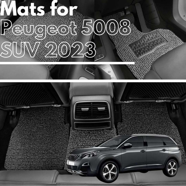 for Peugeot 5008 SUV (P87)2017-Current, Premium Car Floor Mats