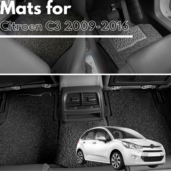 for Citroen C3 (SC A51)2009-2016, Premium Car Floor Mats