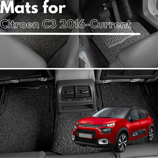 for Citroen C3 (SX SY)2016-Current, Premium Car Floor Mats