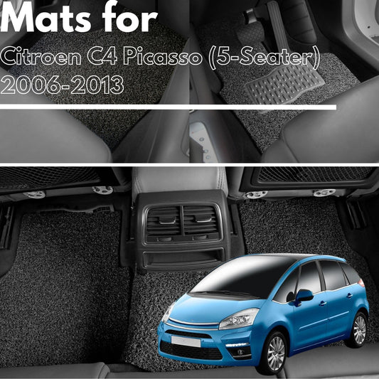 for Citroen C4 Picasso (5-Seater) 2006-2013, Premium Car Floor Mats