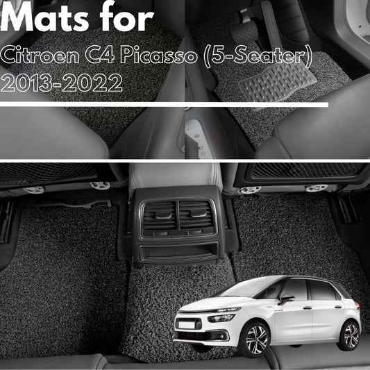 for Citroen C4 Picasso (5-Seater) 2013-2022, Premium Car Floor Mats