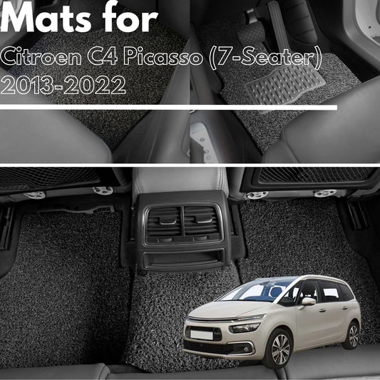 for Citroen C4 Picasso (7-Seater) 2013-2022, Premium Car Floor Mats