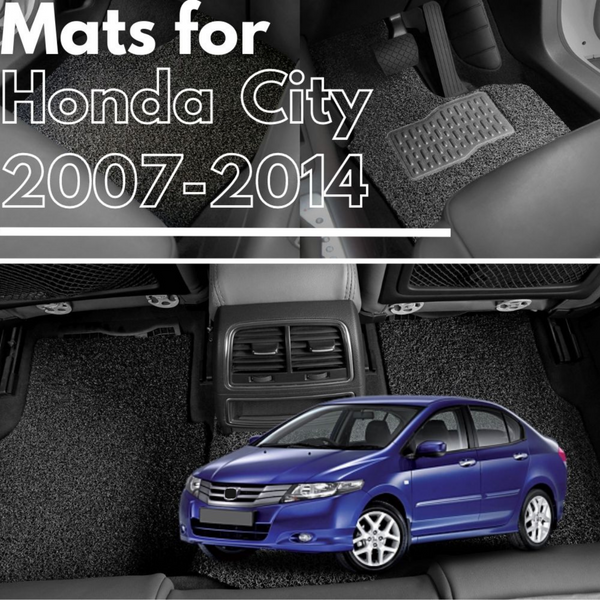 for Honda City 2007-2014, Premium Car Floor Mats