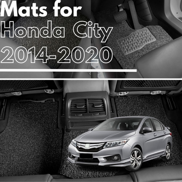 for Honda City 2014-2020, Premium Car Floor Mats