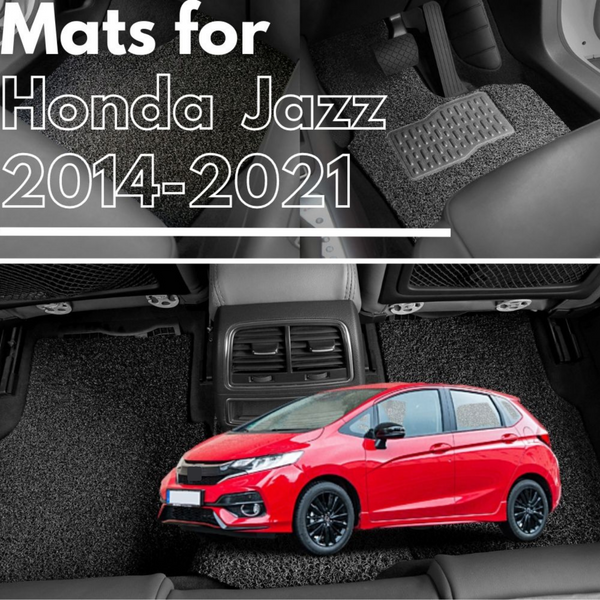 for Honda Jazz  (FIT GK/GH/GP)2014-2021, Premium Car Floor Mats
