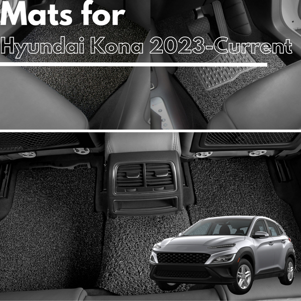 for Hyundai Kona (Electric) 2017-2022 , Premium Car Floor Mats