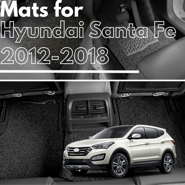 for Hyundai Santa Fe (DM)2012-2018, Premium Car Floor Mats