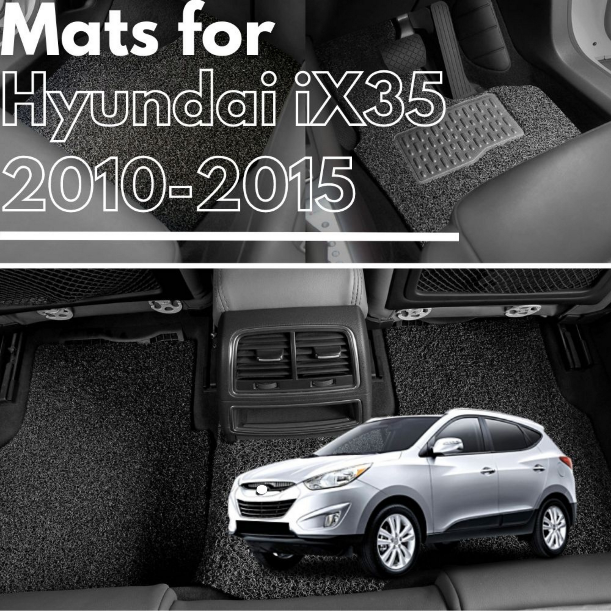 MOTOS Auto-vloermatten van rubber voor Hyundai ix35 I 2009-2015 Verbeter uw reiscomfort met anti-slip mat auto- Vloermatten voor alle weersomstandigheden, bescherming tegen vuil MOTOS Auto-vloermatten van rubber voor Hyundai ix35 I 2009-2015 Verbeter uw reiscomfort met anti-slip mat auto- Vloermatten voor alle weersomstandigheden, bescherming tegen vuil
