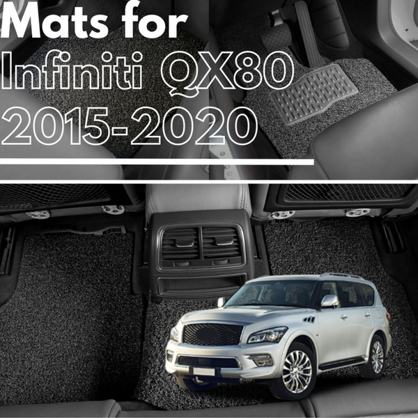 for Infiniti QX80 2015-2020, Premium Car Floor Mats