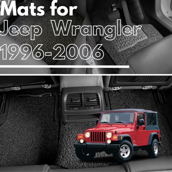 for Jeep Wrangler (TJ)1996-2006, Premium Car Floor Mats