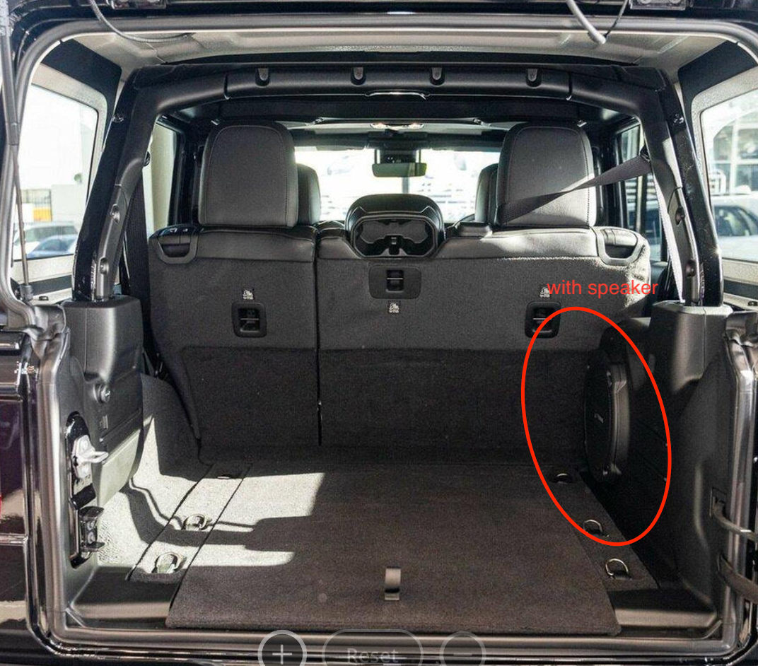 Jeep Wrangler 2018-Current Boot with speaker