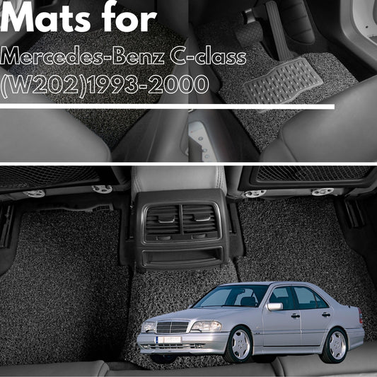 for Mercedes-Benz C-class (W202)1993-2000, Premium Car Floor Mats