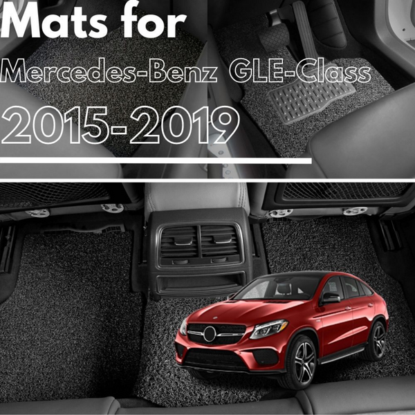 for Mercedes-Benz GLE-Class (W166)2015-2019, Premium Car Floor Mats
