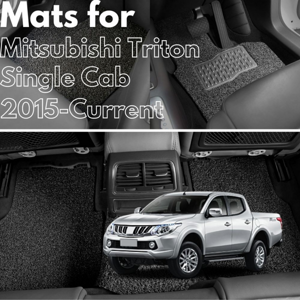 for Mitsubishi Triton Single Cab (MQ MR)2015-2023, Premium Car Floor Mats