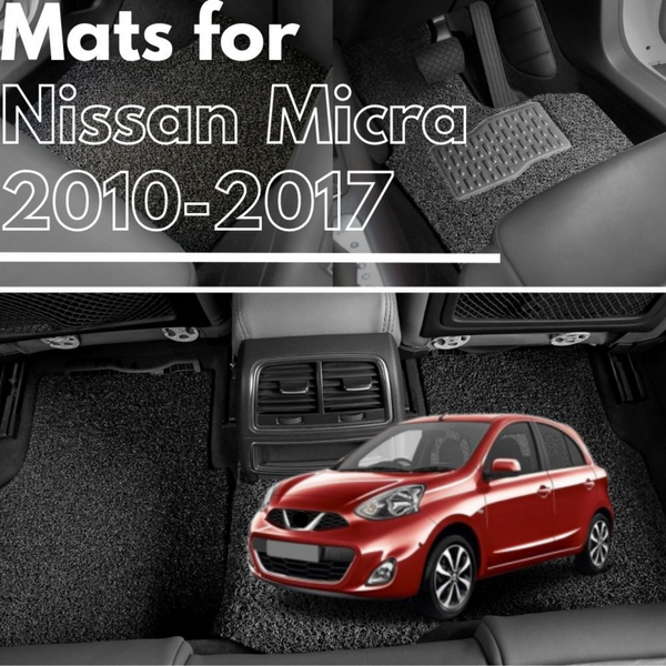 for Nissan Micra (K13)2010-2017, Premium Car Floor Mats