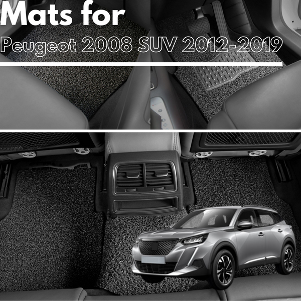 for Peugeot 2008 SUV (A94)2012-2019, Premium Car Floor Mats