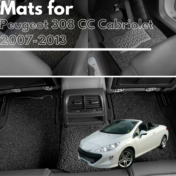 for Peugeot 308 CC Cabriolet (T7)2007-2013, Premium Car Floor Mats
