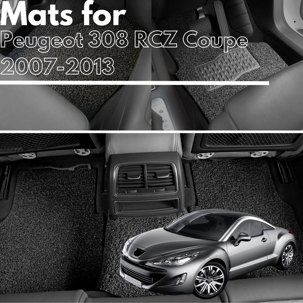 for Peugeot 308 RCZ Coupe (T75)2009-2015, Premium Car Floor Mats