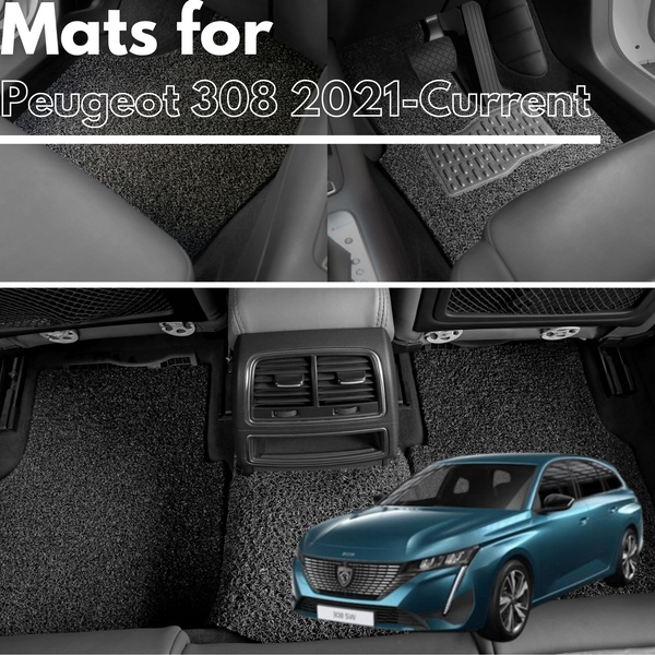 for Peugeot 308 Hatch (P5) 2021-Current, Premium Car Floor Mats