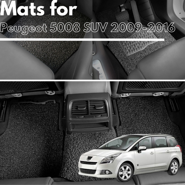 for Peugeot 5008 SUV (T87)2009-2016, Premium Car Floor Mats